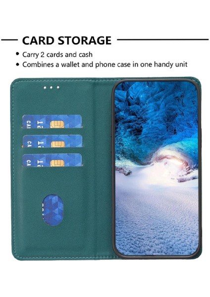 Huawei Mate 60 Için Flip Case Çok Renkli Pu Deri Manyetik Cüzdan Yuvası (Yurt Dışından)