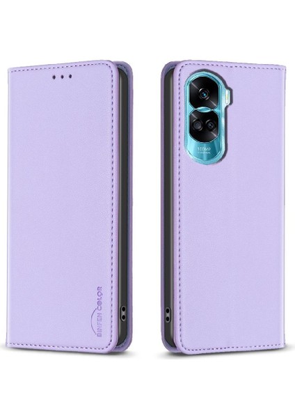 Onur Için Flip Case 90 Lite Pu Deri Iş Çoklu Kart Yuvası Manyetik (Yurt Dışından)
