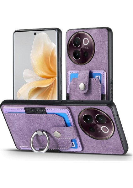 Vıvo V40 Lite Manyetik Araç Montaj Yüzük Tutucu Standı Için Kılıf Crad Yuvası (Yurt Dışından)