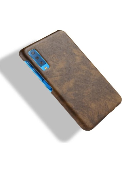 Samsung Galaxy A7 2018 Lychee Desen Retro Koruyucu Retro Kılıf (Yurt Dışından) fırsatları
