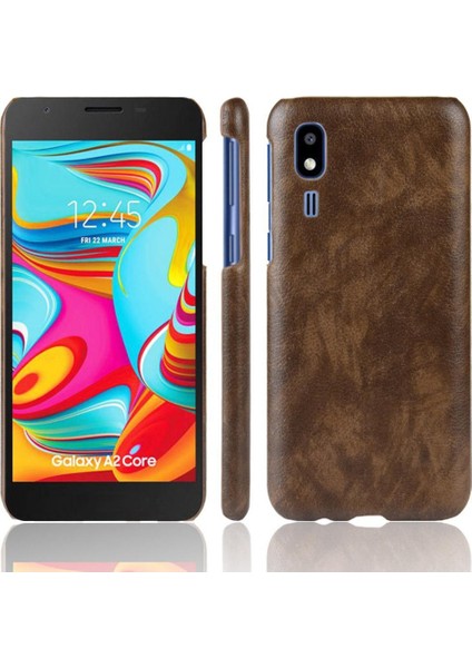 Retro Kılıf Samsung Galaxy A2 Çekirdek Lychee Desen Anti Scratch Için Retro (Yurt Dışından)