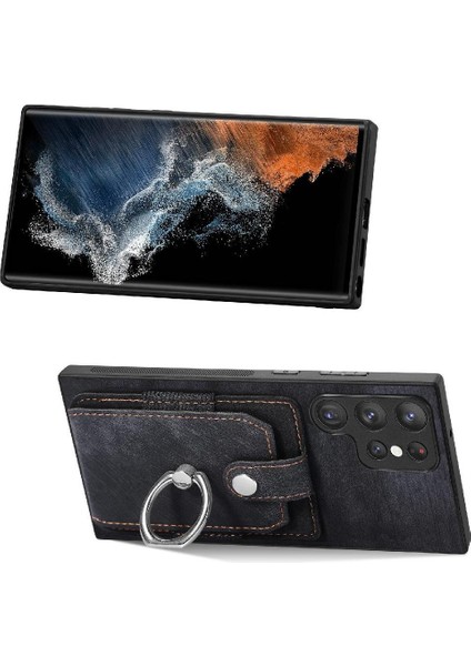 Samsung Galaxy S23 Ultra Crad Yuvası Manyetik Araç Montaj Standı Yüzük (Yurt Dışından) fırsatları
