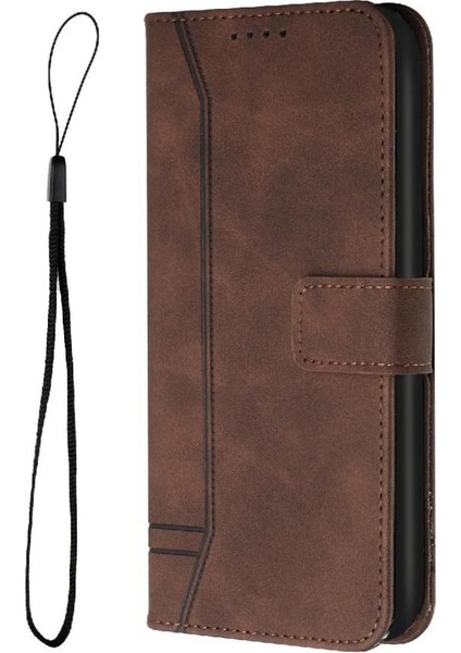 Oppo Phone 11F El Kayışı Için Telefon Kılıfı Pu Deri Flip Folio Cüzdan Kart (Yurt Dışından) fırsatları