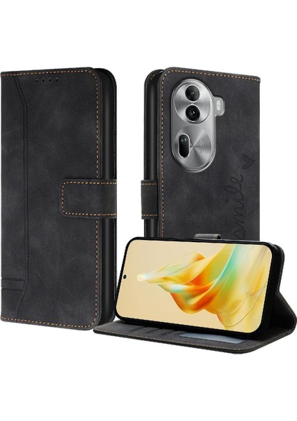Oppo Phone 11 Pro 5g Için Telefon Kılıfı Kart Yuvaları Kapak El Kayışı Flip Folio (Yurt Dışından)