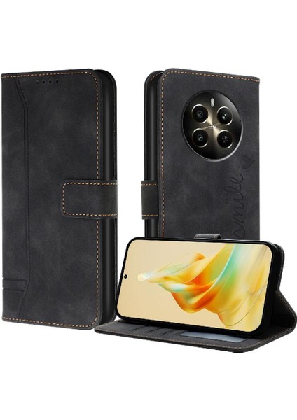Realme 12 Artı Flip Folio Cüzdan Için Telefon Kılıfı El Kayışı Manyetik Pu (Yurt Dışından) indirimleri