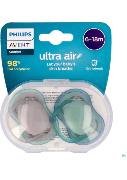 Avent Ultra Air Emzik 6-18 Ay 2li Kız SCF085/16