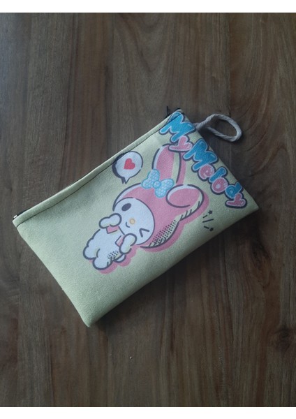 Sanrio Karakterleri My Meoldy Desenli Tasarım Kalaemlik - Cüzdan