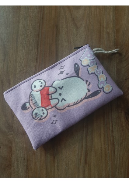 Sanrio Karakterleri Pochacco Desenli Tasarım Kalaemlik - Cüzdan