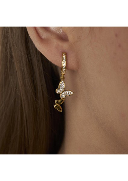 Kombin Kelebek Küpe modelleri