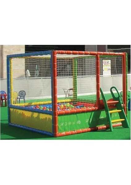 Softplay Fileli Kurmalı Top Havuzu - Topsuz 200X200