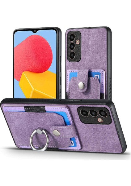 Samsung Galaxy M13 4g Manyetik Araç Montaj Crad Yuvası Halka Tutucu (Yurt Dışından)