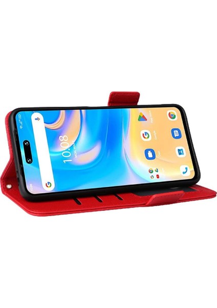 Umidigi G6 5g Cüzdan Için Flip Case Manyetik Kart Yuvaları Tutucu Pu Deri (Yurt Dışından)