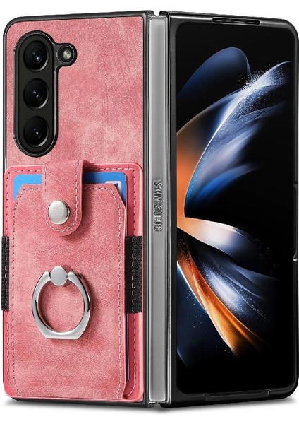 Samsung Galaxy Için Kılıf Fold 5 Crad Yuvası Standı Halka Tutucu Manyetik Araba (Yurt Dışından) modelleri