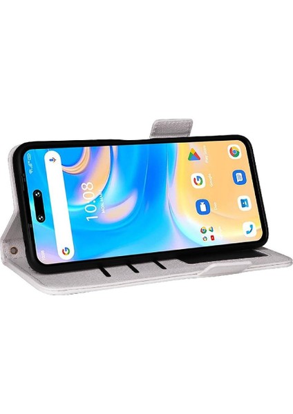 Umidigi G6 5g Cüzdan Için Flip Case Manyetik Kart Yuvaları Tutucu Pu Deri (Yurt Dışından)