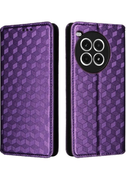 Oneplus Ace 3 Pro Için Flip Case Manyetik Kapatma Cüzdan Pu Deri Kart (Yurt Dışından)