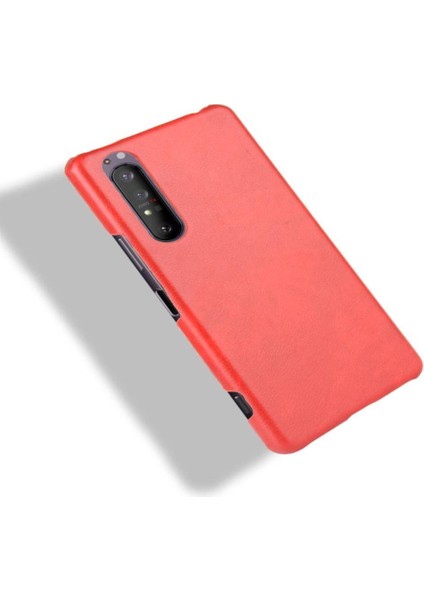Sony Xperia 1 Iı Uyumluluk Lychee Desen Retro Kapak Için Retro Kılıf (Yurt Dışından)