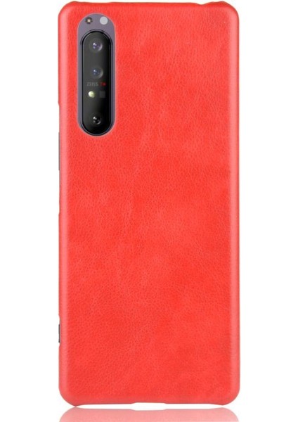 Sony Xperia 1 Iı Uyumluluk Lychee Desen Retro Kapak Için Retro Kılıf (Yurt Dışından)