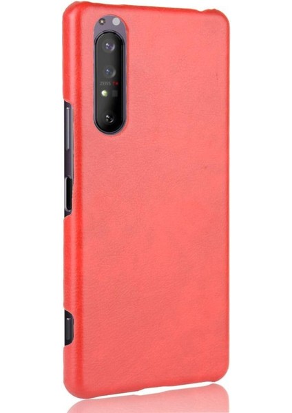 Sony Xperia 1 Iı Uyumluluk Lychee Desen Retro Kapak Için Retro Kılıf (Yurt Dışından)