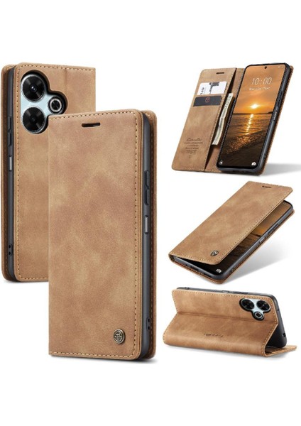 Xiaomi Redmi Için Flip Case 13 4g Manyetik Kapatma Darbeye Vaka Kart Pu (Yurt Dışından) indirimleri