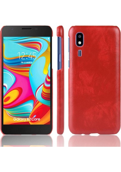 Retro Kılıf Samsung Galaxy A2 Çekirdek Lychee Desen Anti Scratch Için Retro (Yurt Dışından)