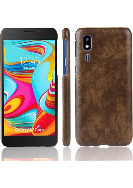 Retro Kılıf Samsung Galaxy A2 Çekirdek Lychee Desen Anti Scratch Için Retro (Yurt Dışından)