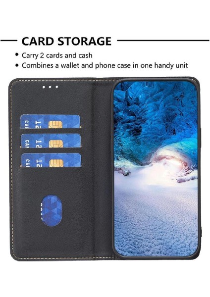 Google Pixel 9 Pro Pu Deri Iş Çoklu Kart Yuvası Için Flip Case (Yurt Dışından)