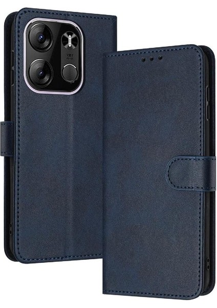 Tecno Spark Için Flip Case Kart Yuvası Kickstand Saf Renk Pu ile 2023 Gitmek (Yurt Dışından)