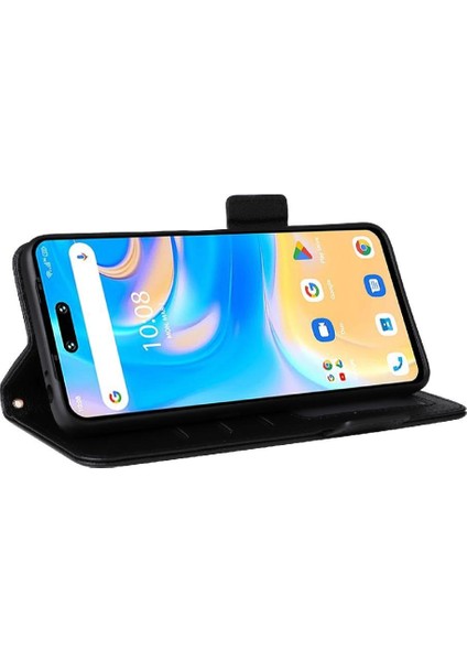 Umidigi G6 5g Cüzdan Için Flip Case Manyetik Kart Yuvaları Tutucu Pu Deri (Yurt Dışından)