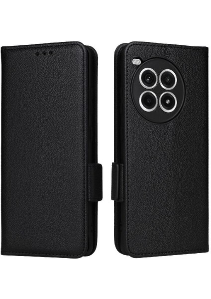 Oneplus Ace 3 Pro Için Flip Case Yan Toka Cüzdan Kart Yuvaları Tutucu Pu (Yurt Dışından)