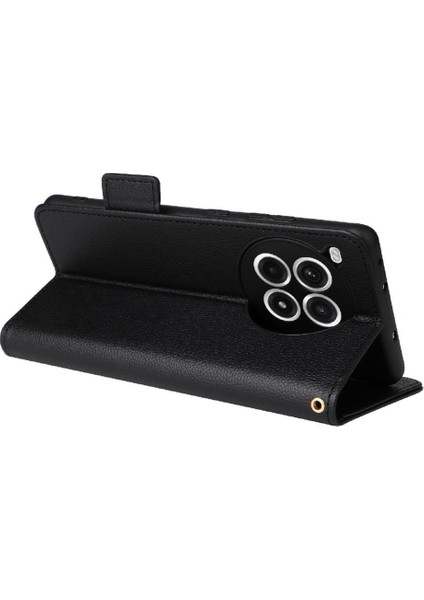 Oneplus Ace 3 Pro Için Flip Case Yan Toka Cüzdan Kart Yuvaları Tutucu Pu (Yurt Dışından) modelleri