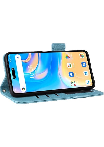 Umidigi G6 5g Cüzdan Için Flip Case Manyetik Kart Yuvaları Tutucu Pu Deri (Yurt Dışından)