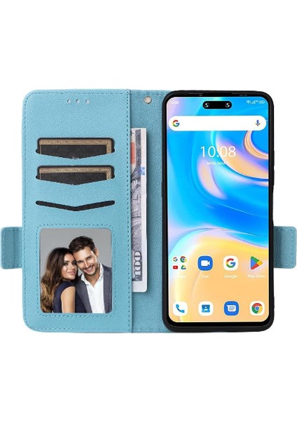 Umidigi G6 5g Cüzdan Için Flip Case Manyetik Kart Yuvaları Tutucu Pu Deri (Yurt Dışından)