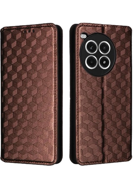 Oneplus Ace 3 Pro Için Flip Case Manyetik Kapatma Cüzdan Pu Deri Kart (Yurt Dışından)