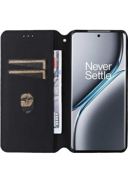 Oneplus Ace 3 Pro Için Flip Case Manyetik Kapatma Cüzdan Pu Deri Kart (Yurt Dışından) modelleri