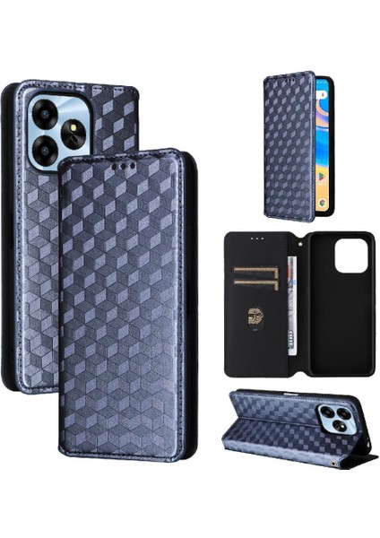 Umidigi G6 5g Pu Deri Manyetik Kapatma Cüzdan Kart 3D Için Flip Case (Yurt Dışından)