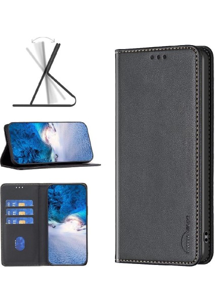 Mays Boutique Onur Için Flip Case 90 Pro 5g Iş Manyetik Cüzdan Pu Deri Yuvası (Yurt Dışından)