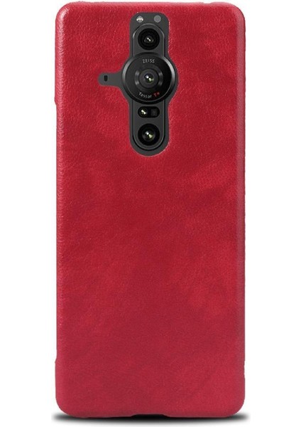 Sony Xperia Pro-I Koruyucu Kapak Için Retro Kılıf Lychee Desen Retro (Yurt Dışından) fiyatları