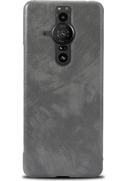 Sony Xperia Pro-I Koruyucu Kapak Için Retro Kılıf Lychee Desen Retro (Yurt Dışından) fırsatları