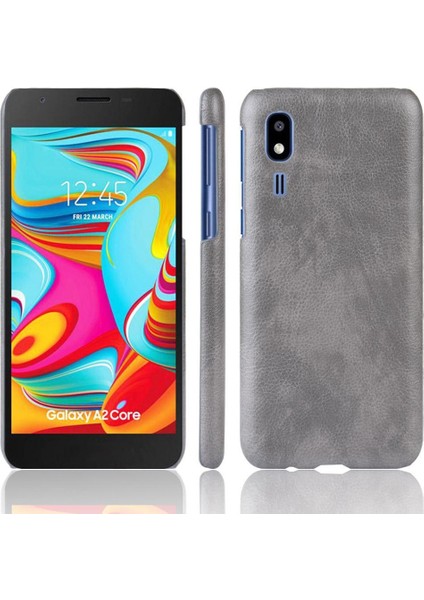 Retro Kılıf Samsung Galaxy A2 Çekirdek Lychee Desen Anti Scratch Için Retro (Yurt Dışından)