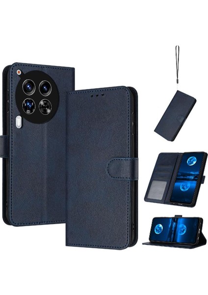 Tecno Camon Için Flip Case 30 4g/5g ile Toka Kickstand ile Saf Renk (Yurt Dışından)