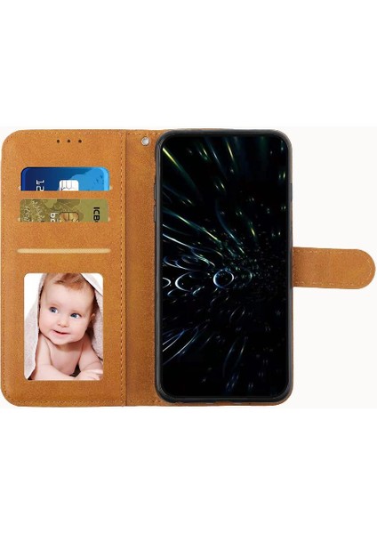 IPhone 16 Için Flip Case Artı Yan Toka Kart Ekleme Tam Koruma (Yurt Dışından)