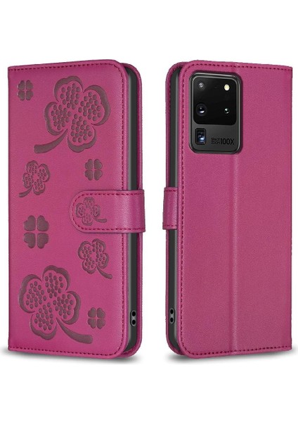 Mays Boutique Samsung Galaxy S20 Ultra Çok Renkli Cüzdan Kart Yuvaları Pu Için Flip Case (Yurt Dışından)