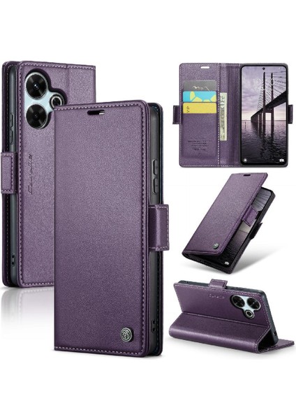 Xiaomi Redmi Için Caseme Durumda 13 4g Kickstand Anti Dolandırıcılık Cüzdan Kılıf Kılıf (Yurt Dışından)