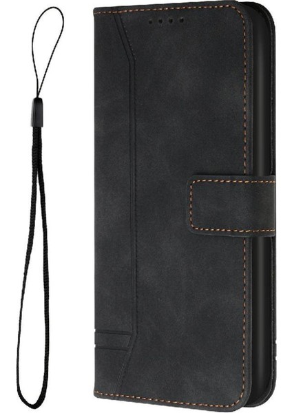 Telefon Kılıfı Için Xiaomi Poco M6 4g El Kayışı Pu Deri Flip Folio Cüzdan (Yurt Dışından) fırsatları