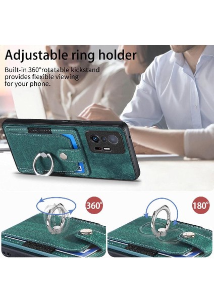 Xiaomi 11T/11T Pro Crad Yuvası Standı Halka Tutucu Manyetik Araç Montaj (Yurt Dışından)