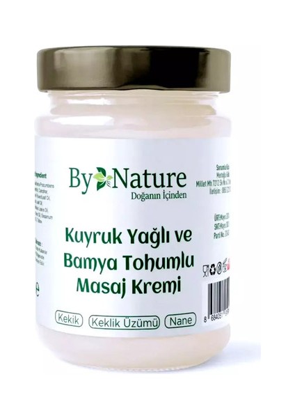 Kuyruk Yağlı & Bamya Tohumlu Masaj Kremi 100 Ml