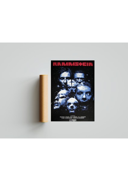 512 Art Design Rammstein Müzik Albüm Afiş Poster 30 x 42 Çerçevesiz