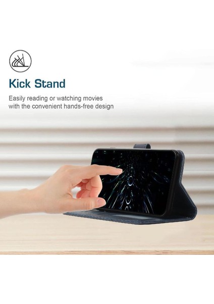 IPhone 16 Için Flip Case Artı Yan Toka Kart Ekleme Tam Koruma (Yurt Dışından)