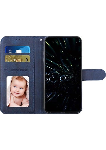 IPhone 16 Için Flip Case Artı Yan Toka Kart Ekleme Tam Koruma (Yurt Dışından)