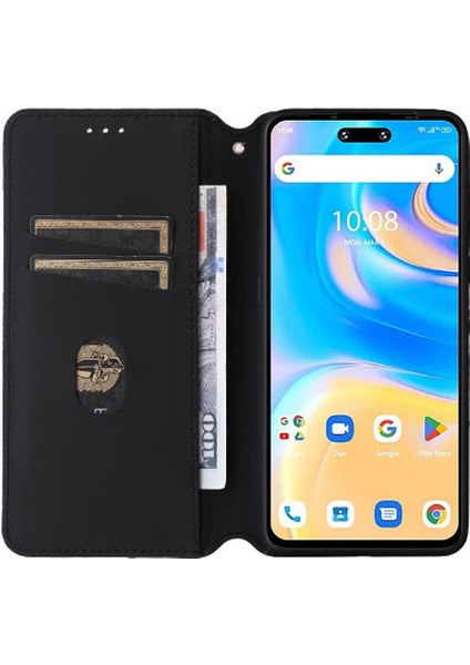 Umidigi G6 5g Pu Deri Manyetik Kapatma Cüzdan Kart 3D Için Flip Case (Yurt Dışından)